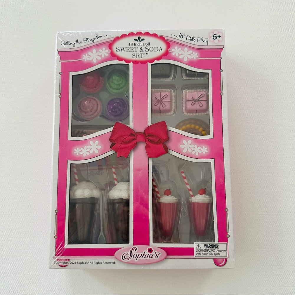 Sophia’s Sweet & Soda Set Toy New 27 piece